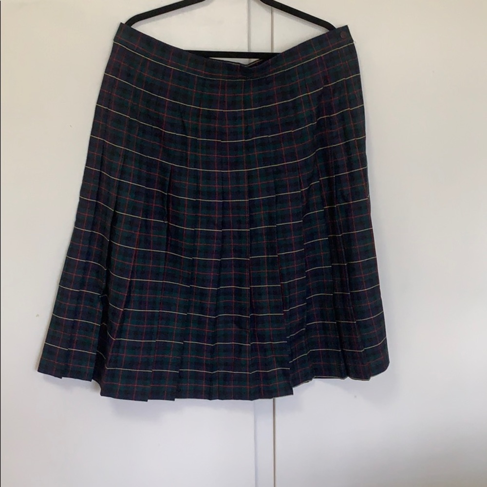 Vintage Country Trader plaid Skirt 1x